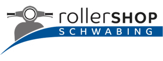 Vespashop Schwabing Logo, Verleih und Verkauf